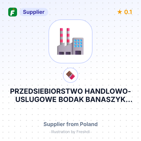 PRZEDSIEBIORSTWO HANDLOWO-USLUGOWE BODAK BANASZYK S.J. (BODAK) – summary card, no photo uploaded yet
