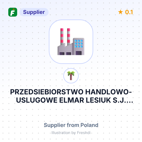 PRZEDSIEBIORSTWO HANDLOWO-USLUGOWE ELMAR LESIUK S.J. (ELMAR S.J.) – summary card, no photo uploaded yet