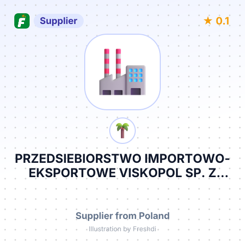 PRZEDSIEBIORSTWO IMPORTOWO-EKSPORTOWE VISKOPOL SP. Z O.O. (VISKOPOL SP. Z O.O.) – summary card, no photo uploaded yet