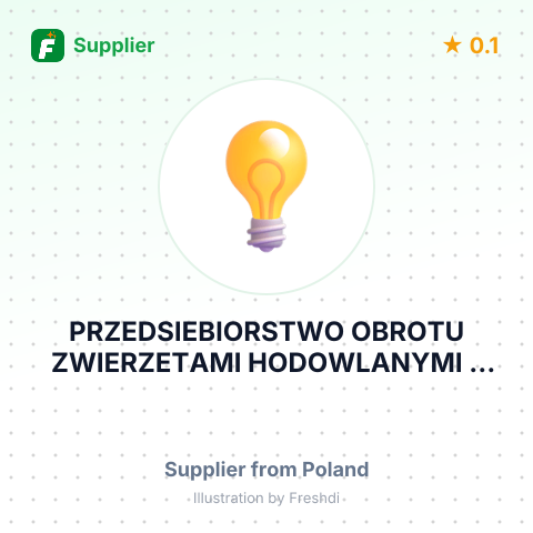 PRZEDSIEBIORSTWO OBROTU ZWIERZETAMI HODOWLANYMI – summary card, no photo uploaded yet