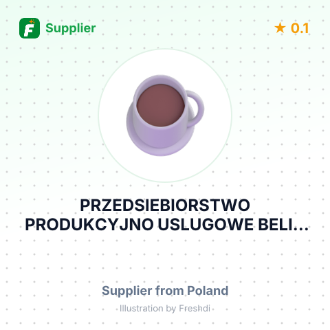 PRZEDSIEBIORSTWO PRODUKCYJNO USLUGOWE BELIN ZAKLAD PRACY CHRONIONEJ W LENARTOWICZ R ERDMAN – summary card, no photo uploaded yet