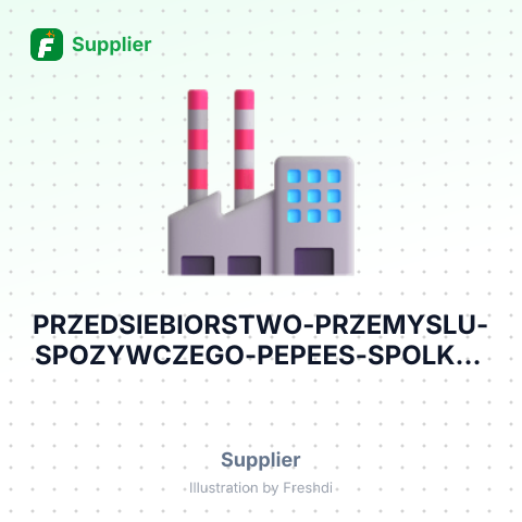 PRZEDSIEBIORSTWO PRZEMYSLU SPOZYWCZEGO PEPEES SPOLKA AKCYJNA – summary card, no photo uploaded yet