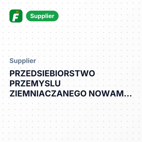 PRZEDSIEBIORSTWO PRZEMYSLU ZIEMNIACZANEGO NOWAMYL SA – summary card, no photo uploaded yet