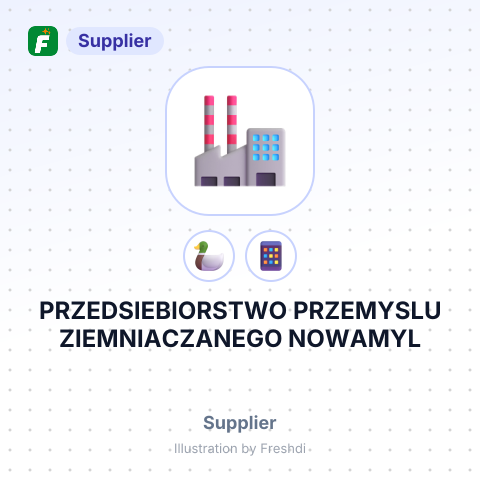 PRZEDSIEBIORSTWO PRZEMYSLU ZIEMNIACZANEGO NOWAMYL – summary card, no photo uploaded yet