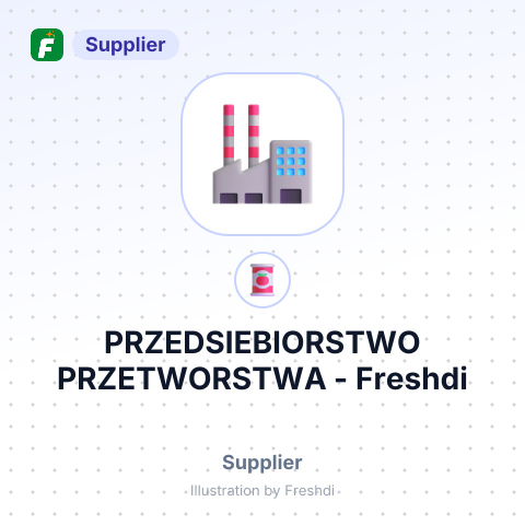 PRZEDSIEBIORSTWO PRZETWORSTWA – summary card, no photo uploaded yet