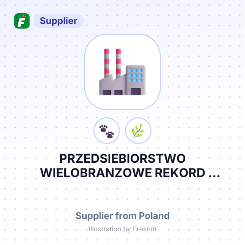 PRZEDSIEBIORSTWO WIELOBRANZOWE REKORD EXPORT-IMPORT JOZEF SZWAJKOWSKI – summary card, no photo uploaded yet