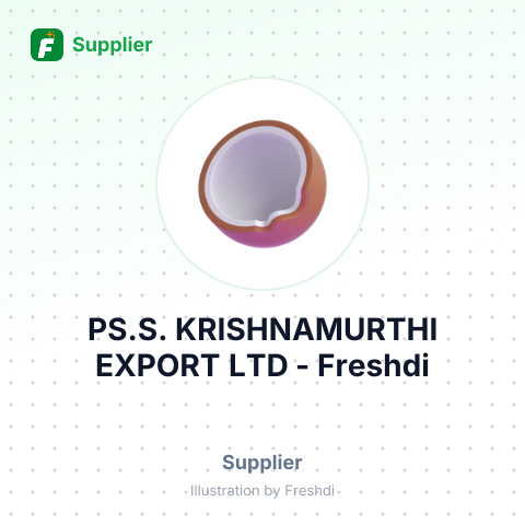 PS.S. KRISHNAMURTHI EXPORT LTD – summary card, no photo uploaded yet