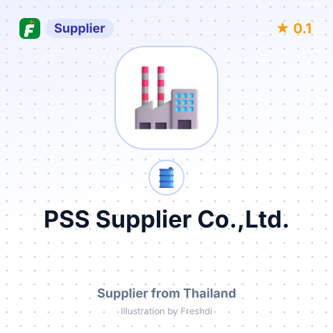 PSS Supplier Co.,Ltd. – summary card, no photo uploaded yet