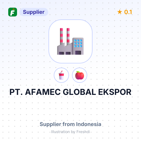 PT. AFAMEC GLOBAL EKSPOR – summary card, no photo uploaded yet
