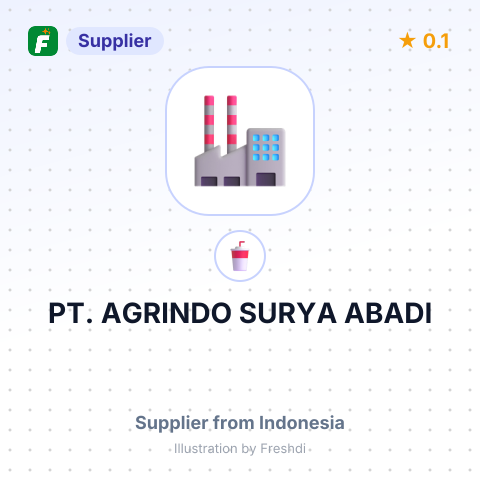 PT. AGRINDO SURYA ABADI – summary card, no photo uploaded yet