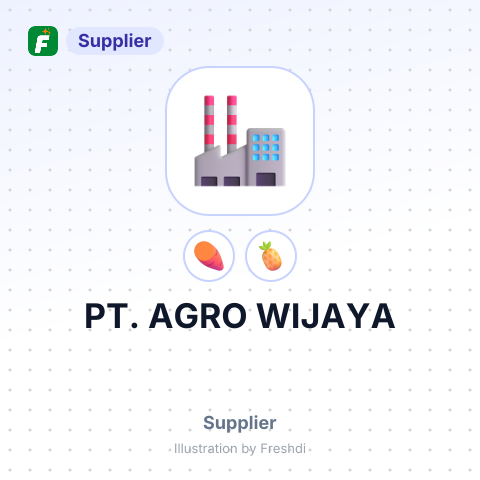 PT. AGRO WIJAYA – summary card, no photo uploaded yet