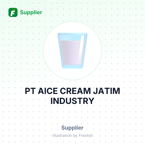 PT AICE CREAM JATIM INDUSTRY – summary card, no photo uploaded yet