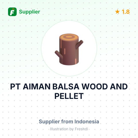 PT AIMAN BALSA WOOD AND PELLET – summary card, no photo uploaded yet