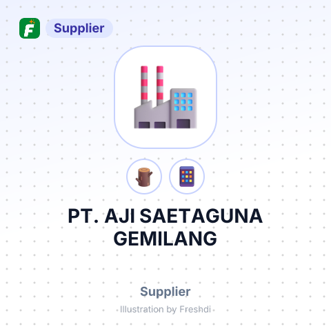 PT. AJI SAETAGUNA GEMILANG – summary card, no photo uploaded yet