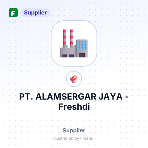 PT. ALAMSERGAR JAYA – summary card, no photo uploaded yet