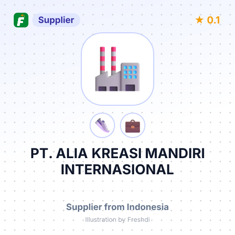 PT. ALIA KREASI MANDIRI INTERNASIONAL – summary card, no photo uploaded yet