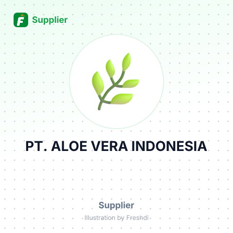 PT. ALOE VERA INDONESIA – summary card, no photo uploaded yet