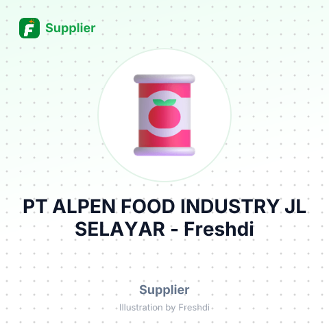 PT ALPEN FOOD INDUSTRY JL SELAYAR – summary card, no photo uploaded yet
