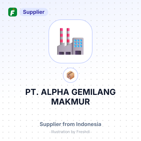PT. ALPHA GEMILANG MAKMUR – summary card, no photo uploaded yet