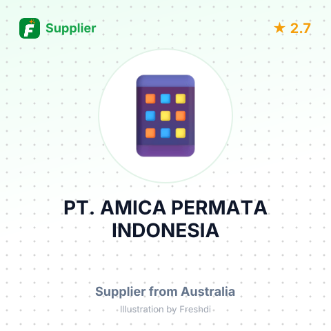 PT. AMICA PERMATA INDONESIA – summary card, no photo uploaded yet