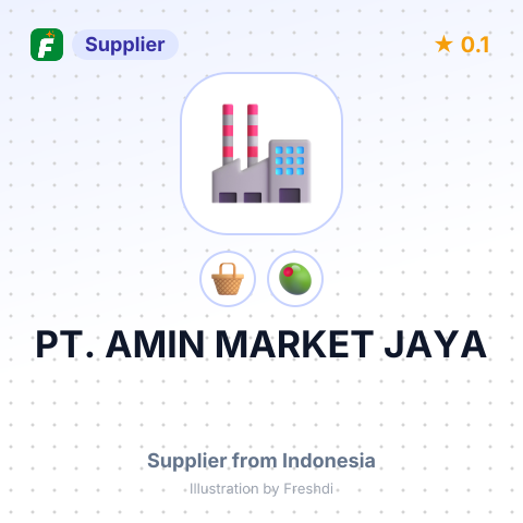 PT. AMIN MARKET JAYA – summary card, no photo uploaded yet