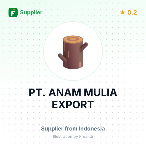 PT. ANAM MULIA EXPORT – summary card, no photo uploaded yet