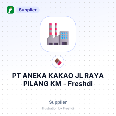 PT ANEKA KAKAO JL RAYA PILANG KM – summary card, no photo uploaded yet