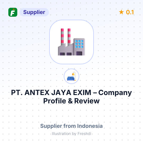 PT. ANTEX JAYA EXIM – summary card, no photo uploaded yet