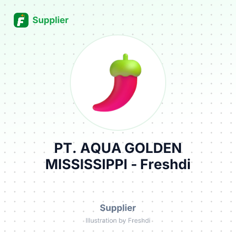PT. AQUA GOLDEN MISSISSIPPI – summary card, no photo uploaded yet