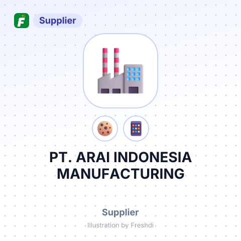 PT. ARAI INDONESIA MANUFACTURING – summary card, no photo uploaded yet