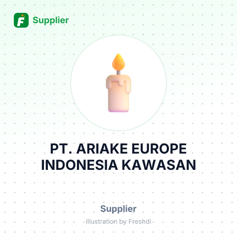 PT. ARIAKE EUROPE INDONESIA KAWASAN – summary card, no photo uploaded yet