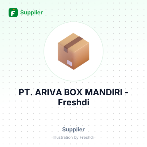 PT. ARIVA BOX MANDIRI – summary card, no photo uploaded yet