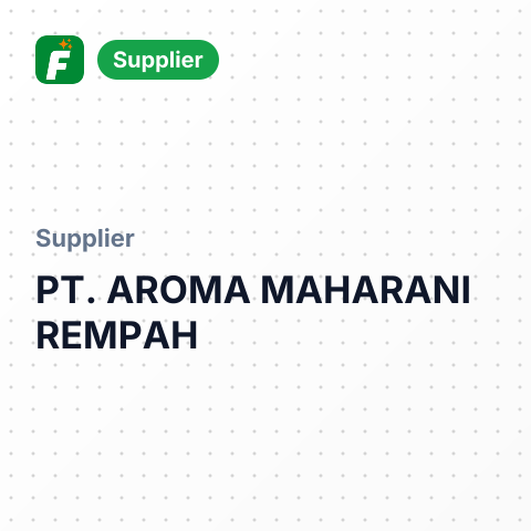 PT. AROMA MAHARANI REMPAH – summary card, no photo uploaded yet
