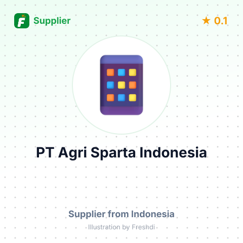 PT Agri Sparta Indonesia  – summary card, no photo uploaded yet
