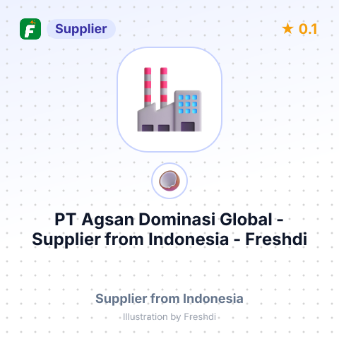 PT Agsan Dominasi Global  – summary card, no photo uploaded yet