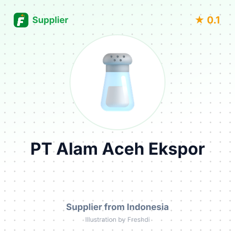 PT Alam Aceh Ekspor  – summary card, no photo uploaded yet
