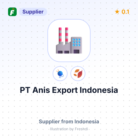PT Anis Export Indonesia  – summary card, no photo uploaded yet