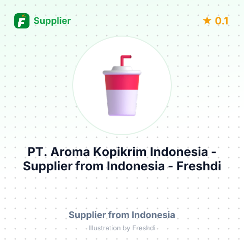 PT. Aroma Kopikrim Indonesia – summary card, no photo uploaded yet