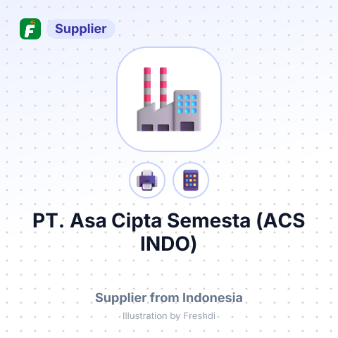 PT. Asa Cipta Semesta (ACS INDO) – summary card, no photo uploaded yet