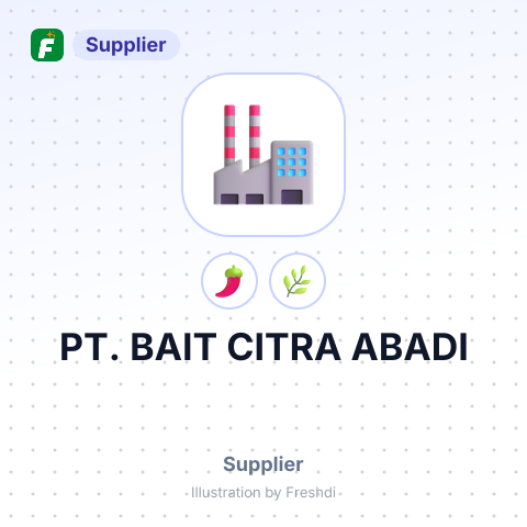 PT. BAIT CITRA ABADI – summary card, no photo uploaded yet
