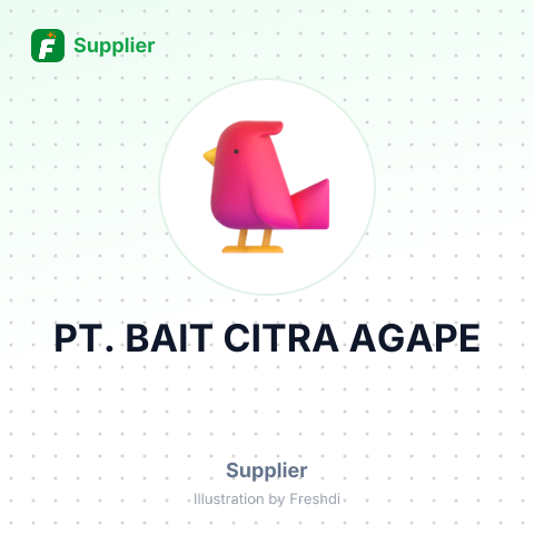 PT. BAIT CITRA AGAPE – summary card, no photo uploaded yet