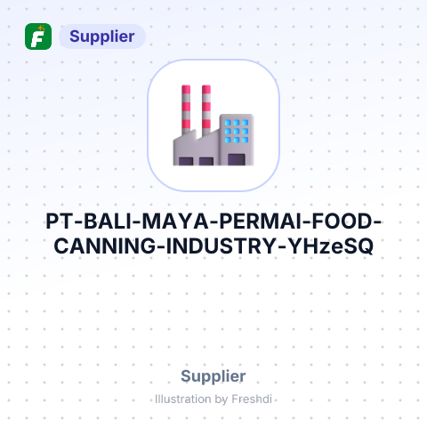 PT. BALI MAYA PERMAI FOOD CANNING INDUSTRY – summary card, no photo uploaded yet