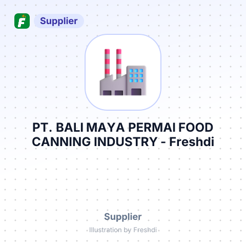 PT. BALI MAYA PERMAI FOOD CANNING INDUSTRY – summary card, no photo uploaded yet