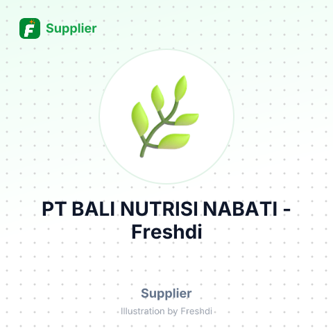 PT BALI NUTRISI NABATI – summary card, no photo uploaded yet