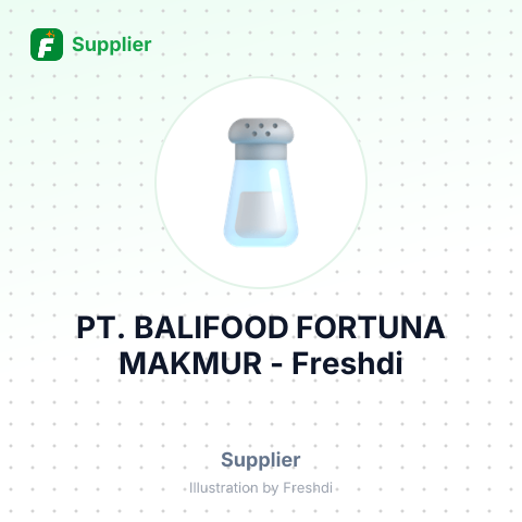 PT. BALIFOOD FORTUNA MAKMUR – summary card, no photo uploaded yet