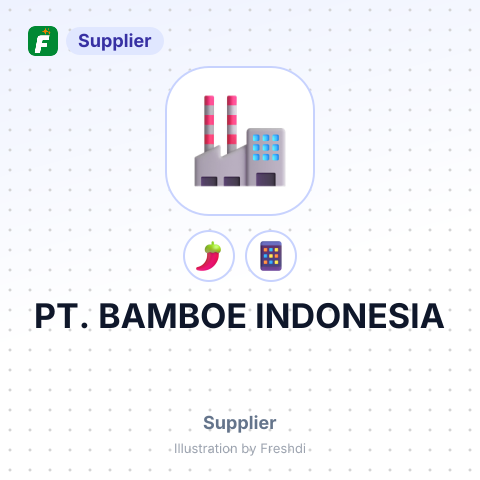 PT. BAMBOE INDONESIA – summary card, no photo uploaded yet