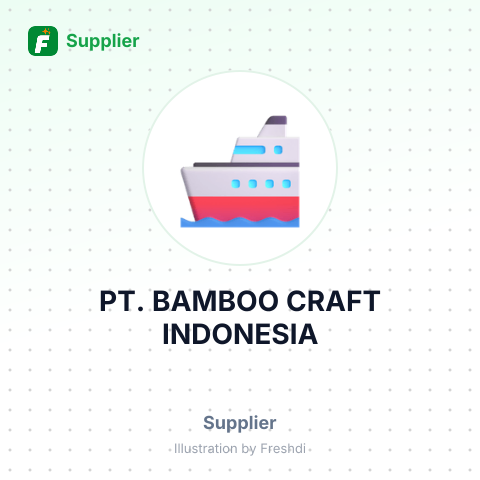 PT. BAMBOO CRAFT INDONESIA – summary card, no photo uploaded yet