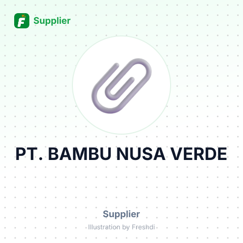 PT. BAMBU NUSA VERDE – summary card, no photo uploaded yet