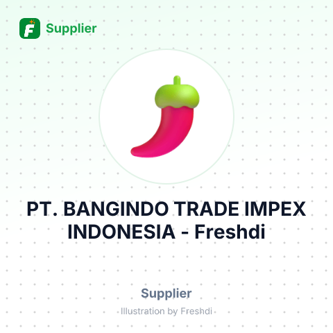PT. BANGINDO TRADE IMPEX INDONESIA – summary card, no photo uploaded yet