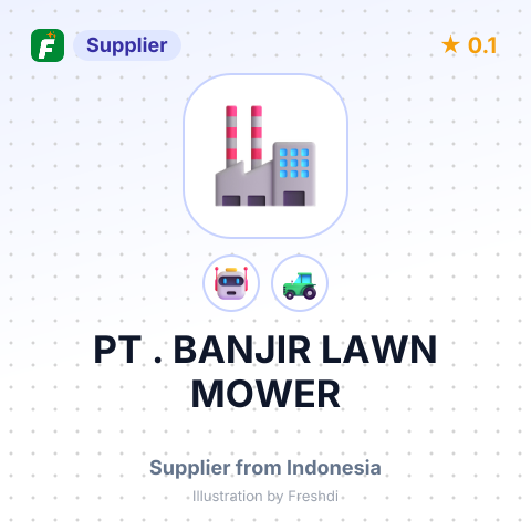 PT . BANJIR LAWN MOWER – summary card, no photo uploaded yet